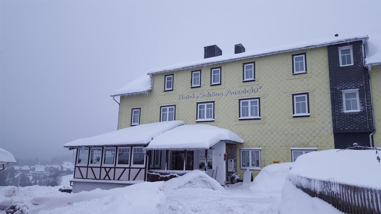 Hotel Schoene Aussicht Masserberg Exterior foto